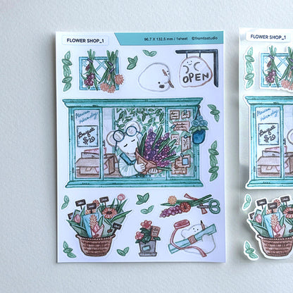 FROMTO STUDIO - Sticker Fleuriste1