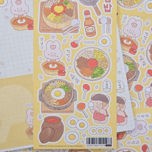 MONGJIN ART - Sticker Bibimbab