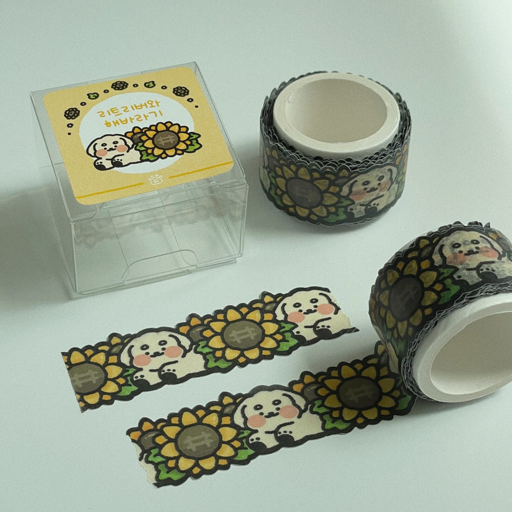 DOGTIONARY - Masking Tape Retriver & Les Tournesols