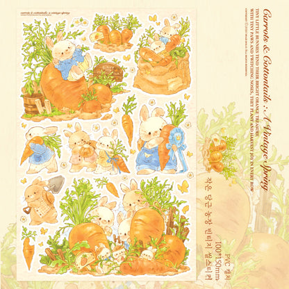 DEAR DOLLY - Sticker Petit Champ de Carottes