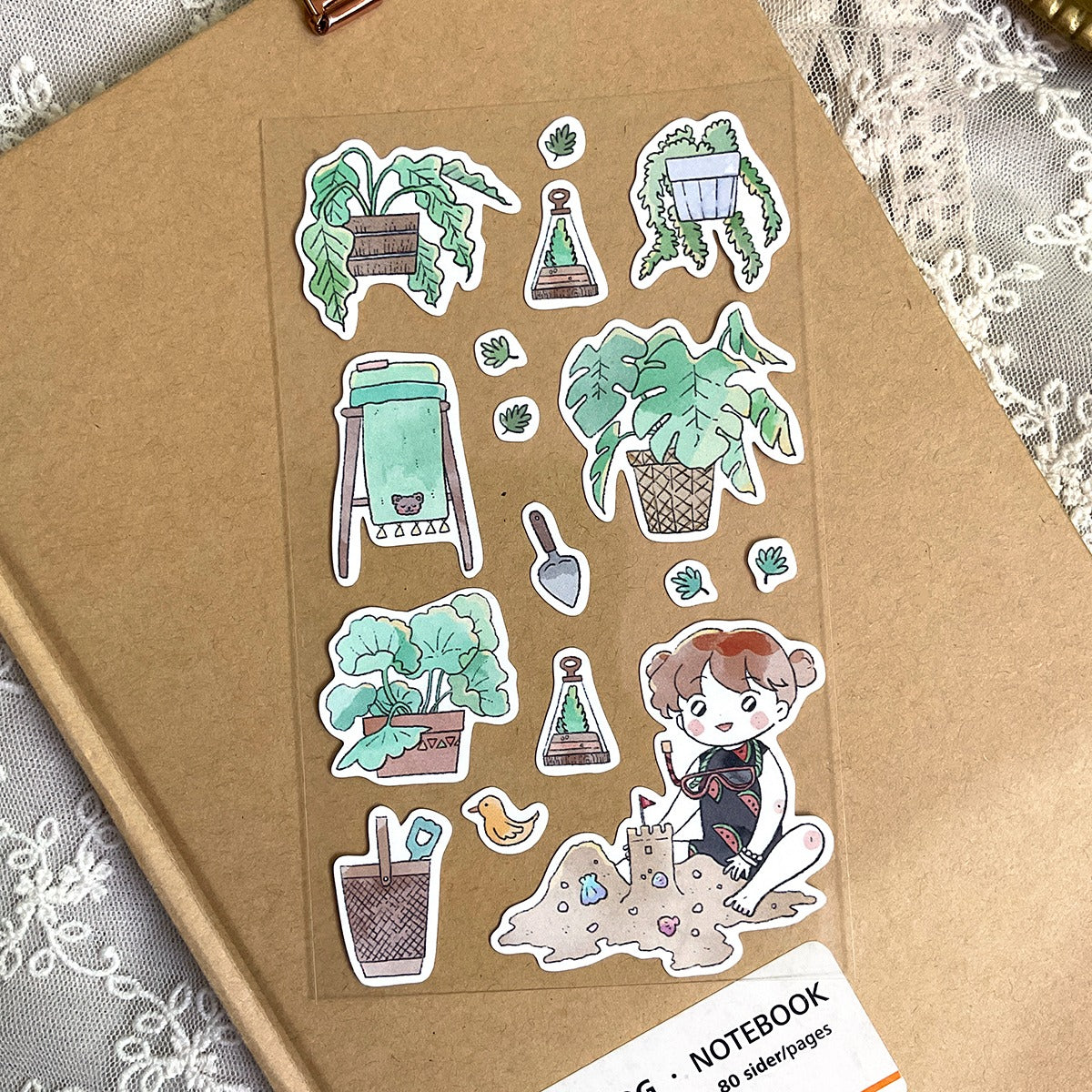 GNUNIM0 - Sticker La Forêt des Hiboux Spécial Les Vacances d'été