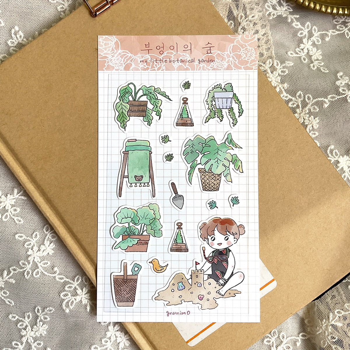 GNUNIM0 - Sticker La Forêt des Hiboux Spécial Les Vacances d'été