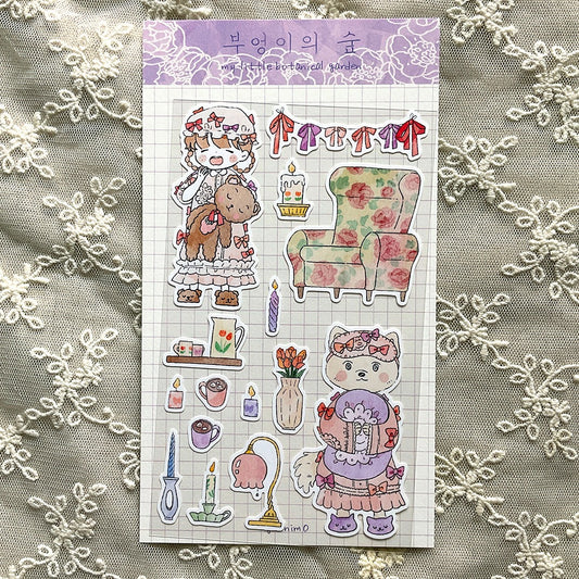 GNUNIM0 - Sticker La Forêt des Hiboux Spécial Spécial Soirée Pyjama