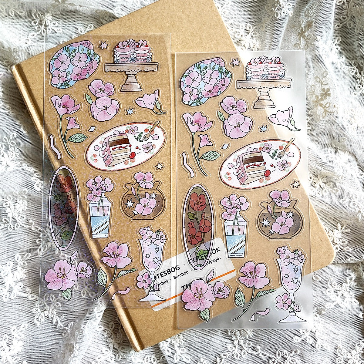 GNUNIM0 - Sticker Fleur Onagre Rosée