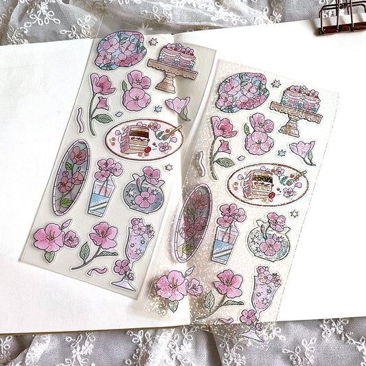 GNUNIM0 - Sticker Fleur Onagre Rosée