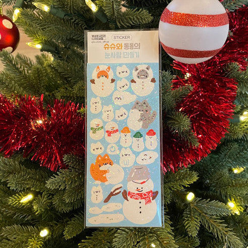 BS Studio - Sticker Le Bonhomme de Neige de Shushu & Dongdong