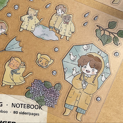 GNUNIM0 - Sticker La Forêt des Hiboux Spécial Pluie