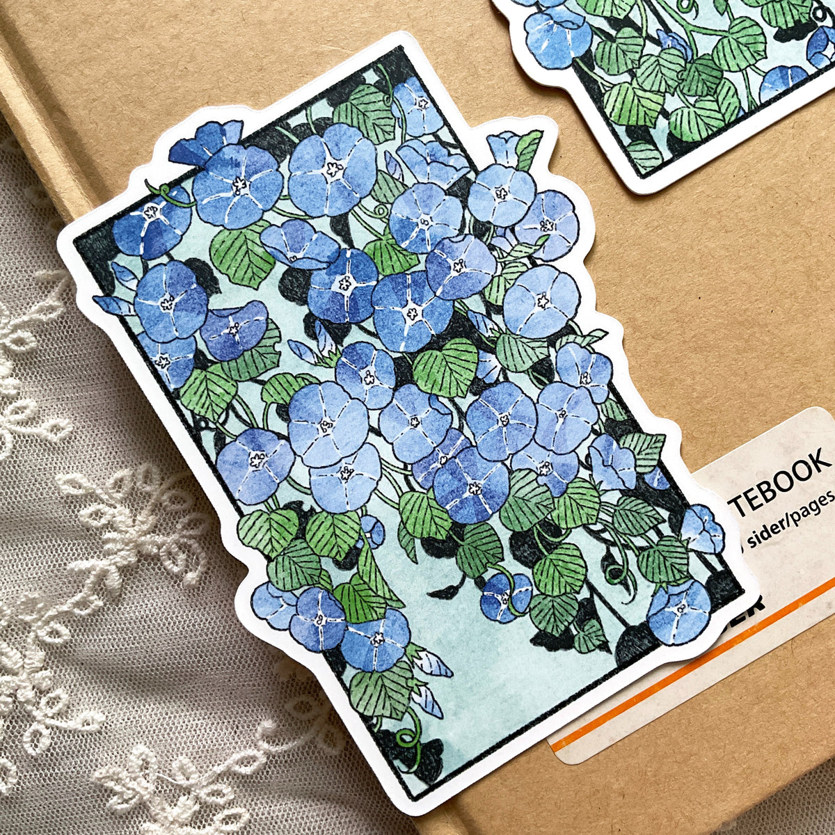 GNUNIM0 - Sticker Amovible L’ipomée éphémère