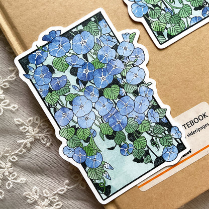 GNUNIM0 - Sticker Amovible L’ipomée éphémère
