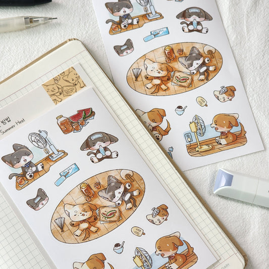 WINNY & MAO - Sticker Comment Affronter La Grande Chaleur