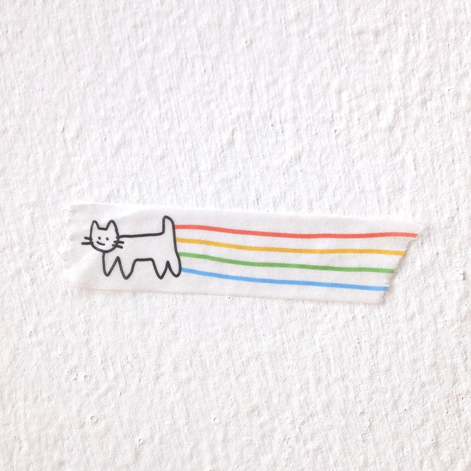 BS STORE - Masking Tape Chat Vole Au Vent