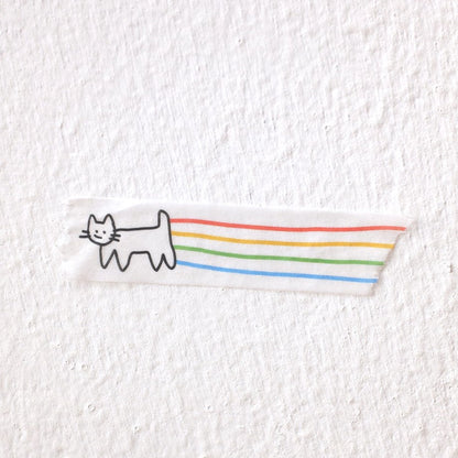 BS STORE - Masking Tape Chat Vole Au Vent