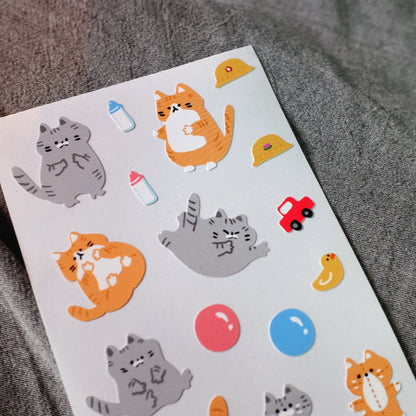 BS STORE - Sticker Chatons Shushu & Dongdong