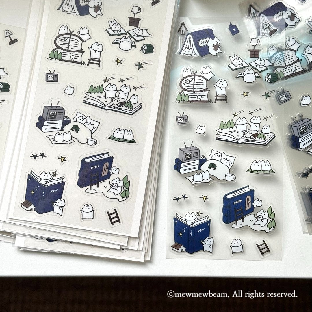 MEWMEWBEAM - Sticker Le Journal de Mew Beam 1 & 2