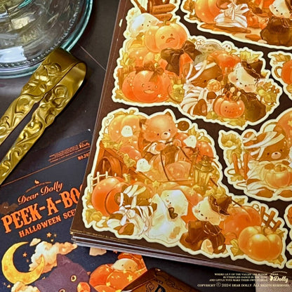 DEAR DOLLY - Sticker La Ferme aux Citrouilles Scintillantes 🎃✨