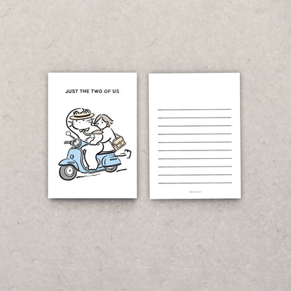 BLANK CAT - Postcard Just the two of us