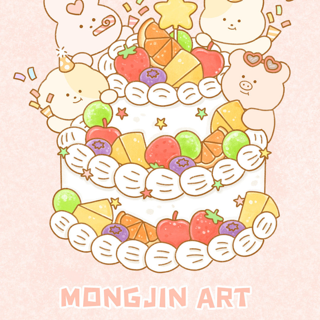 MONGJIN ART - Set de Stickers