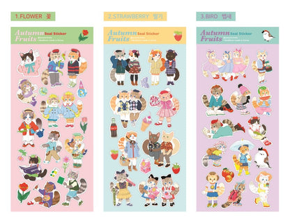AUTUMN FRUITS - Seal Stickers