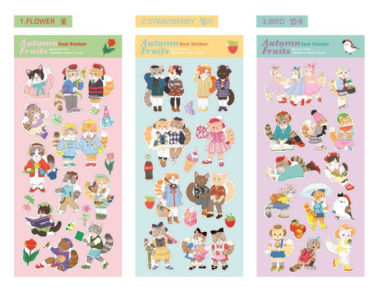 AUTUMN FRUITS - Seal Stickers