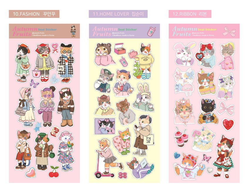 AUTUMN FRUITS - Seal Stickers