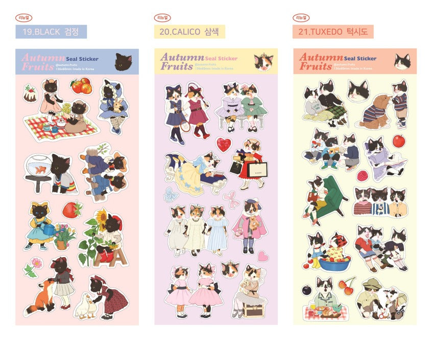 AUTUMN FRUITS - Seal Stickers