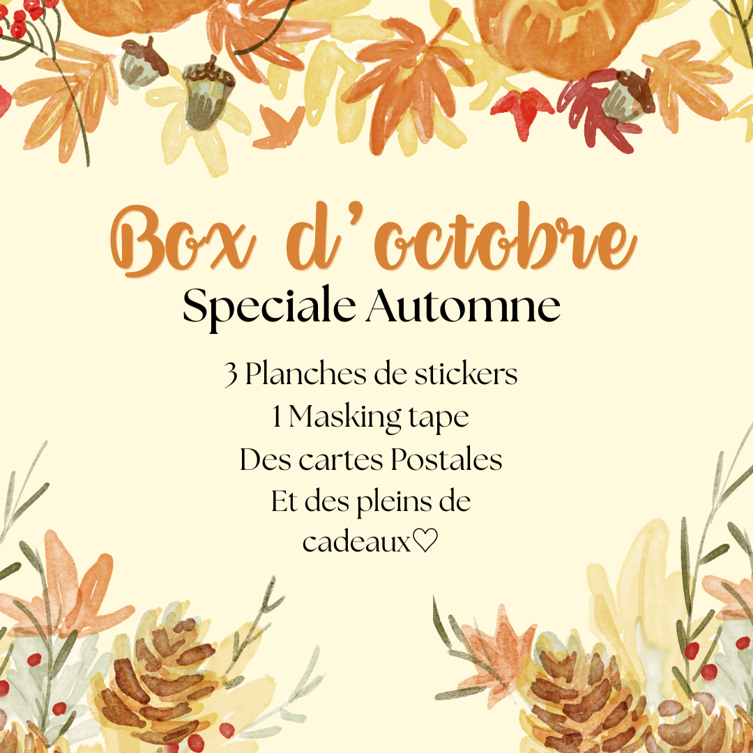 Box mensuelle de Papeterie Coréenne