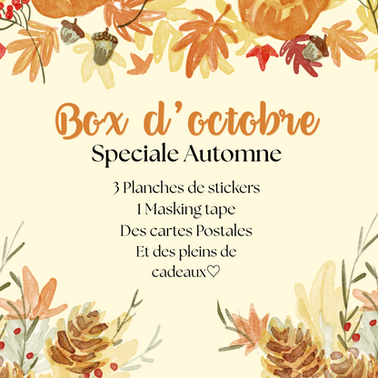 Box mensuelle de Papeterie Coréenne