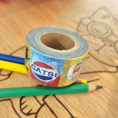 MARS FACTORY - Masking Tape Rétro Publicité